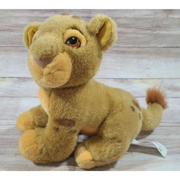 Vintage Disney Store Plush Simba Cub Stuffed Animal Lion King 8" 1994 - Picture 1 of 4
